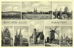 XANTEN, Clever Tor, Kriemhildmühle, St. Viktor-Dom, Colonia Trajana (1960s) AK - Xanten