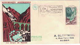 Algérie - Les Gorges De Kerrata - Premier Jour - Révolution Algérienne 1 Novembre 1954 - 1 Novembre 1962 - Algeria (1962-...)