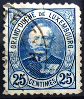 LUXEMBOURG                         N° 62                                OBLITERE - 1891 Adolfo De Frente