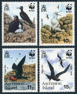Ascension 1990 MiNr. 521 - 524 WWF BIRDS Frigatebird 4v  MNH** 14,00 € - Used Stamps