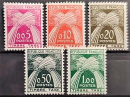 FRANCE 1960 - MNH - 90-94 - Complete Set! - Timbres Taxes - 1960-.... Nuevos