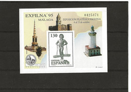 ESPAÑA EXFILNA'95 (1995)  EDIFIL NUEVO - Blocks & Sheetlets & Panes