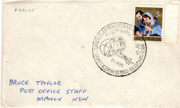 Australia PM 214 1965   Postmark Collection ,Junior Congress,souvenir Cover - Marcofilie