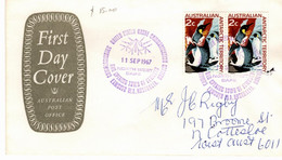 Australia PM 244 1967 Postmark Collection, Communication Station,souvenir Cover - Marcofilie