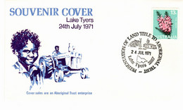 Australia PM 361 1971  Postmark Collection ,Lake Tyers,souvenir Cover - Bolli E Annullamenti