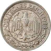 Monnaie, Allemagne, République De Weimar, 50 Reichspfennig, 1928, Berlin, TTB - 50 Rentenpfennig & 50 Reichspfennig