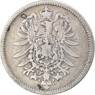 Monnaie, GERMANY - EMPIRE, Wilhelm I, Mark, 1876, Hambourg, TTB, Argent, KM:7 - 1 Mark