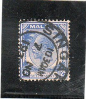 GRANDE-BRETAGNE   1936-37  Malacca  Malaisie  Y.T. N° 205 à 219  Incomplet  Oblitéré  212 - Malacca