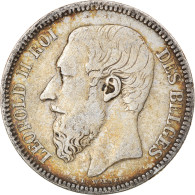 Monnaie, Belgique, Leopold II, 2 Francs, 2 Frank, 1866, TB+, Argent, KM:30.1 - 2 Frank