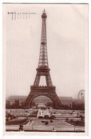 Paris - Tour Eiffel - EOK N°6 - Chantier Au 2° Plan - écrite - Tour Eiffel