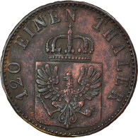 Monnaie, Etats Allemands, PRUSSIA, Wilhelm I, 3 Pfennig, 1869, Berlin, TB+ - Taler En Doppeltaler