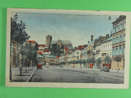 Liège Boulevard De La Sauvenière Basilique Saint-Martin (colorisée) - Liege