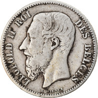 Monnaie, Belgique, Leopold II, 50 Centimes, 1886, TB+, Argent, KM:26 - 50 Centimes