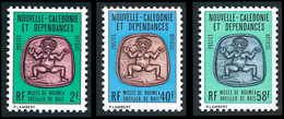 NOUV.-CALEDONIE 1986 - Yv. Service 38 39 Et 40 ** Cote= 4,00 EUR - Musée Nouméa. Oreiller Bois (3 Val) ..Réf.NCE25864 - Dienstmarken