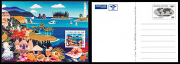 NOUV.-CALEDONIE 1996 - Yv. 2-CP **   Cote= 12,00 EUR - Carte Postale 100f Noir, Au Verso 'Le Tourisme'  ..Réf.NCE25831 - Entiers Postaux