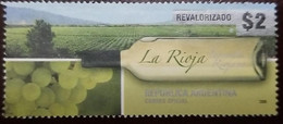 A) 2006, ARGENTINA, WINE REGIONS, REVALUED $2, LA RIOJA, SILVER POINT, BEFORE VALUE, USED - Cartas & Documentos