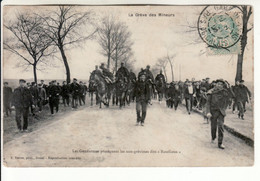 Grève Des Mineurs 1906 - Gendarmes Protégeant Les Non Grévistes - Streiks