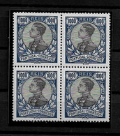 PORTUGAL - 1910 King Manuel II, BLOCO 4 X 1000 REIS MNH (STB6#07) - Sonstige & Ohne Zuordnung