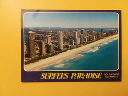 CARTOLINA POSTCARD AUSTRALIA 1992 SURFERS PARADISE GOLD COAST BOLLO SPORT - Gold Coast