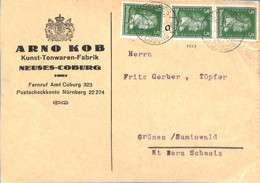 Allemagne Reich 1927  Lettre De Neuses B.Coburg     (G0919) - Altri & Non Classificati