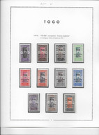 Togo - Collection Vendue Page Par Page - Timbres Neufs **/* Avec/sans Charnière - TB - Unused Stamps