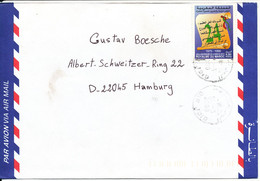 Morocco Air Mail Cover Sent To Germany 21-3-2000 Single Franked - Marokko (1956-...)