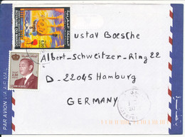 Morocco Air Mail Cover Sent To Germany 2000 - Marokko (1956-...)