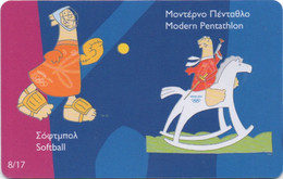 Jeux Olympiques Athènes 2004 :  Softball Et Pentathlon Modern - Giochi Olimpici