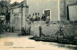 Gignac * La Fontaine Molière * Villageois - Gignac