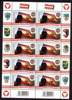 AUSTRIA 2010 Foreign Deployment Of Army Sheetlet, MNH / **.  Michel 2900 Kb - Blocks & Sheetlets & Panes