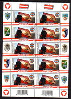 AUSTRIA 2010 Foreign Deployment Of Army Sheetlet, MNH / **.  Michel 2900 Kb - Blokken & Velletjes