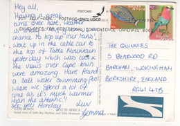 Beaux Timbres , Stamps Tableau : " Poisson , Oiseau " Sur Cp , Carte , Postcard Du 27/01/2002 - Covers & Documents