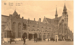 BELGIUM 1927 Franked B/w Postcard BRUGGE With The Railway Station - Stazioni Senza Treni