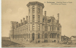 BELGIUM Ca. 1910, Superb Mint Postcard ZEEBRUGGE, Belgium Post-Office And Museum - Poste & Postini