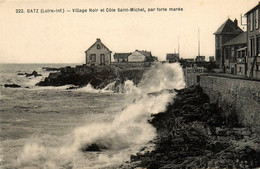 Batz Sur Mer * Village Noir Et Côte St Michel Par Forte Marée - Batz-sur-Mer (Bourg De B.)