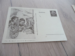 Allemagne Deutsche Post Entier Propagande Deutsche Reich Illustre Ax Hen - Stamped Stationery