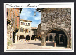 RARE - CASTELNAU De MONTMIRAL (81 Tarn) Cité Médiévale - Place De La Mairie, Office De Tourisme (As De Coeur) - Castelnau De Montmirail