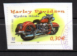 France Oblitéré Used 2002 N° 3514 Harley Davidson  Cachet Rond - Gebraucht