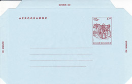 B01-325 P147-019III - Entier Postal - Aérogramme N°19 III (F) Belgica 1982 17 F Représentation Du Cob 2074 Estafette - Aerogramas