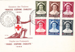 B01-325 Encart Recto 912 917 Commémoratif  Croix-Rouge Joséphine Charlotte Princesse  €19 - Zonder Classificatie