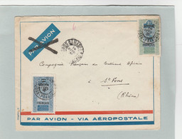 SOUDAN FRANCAIS YT 35 + 49 SUR LETTRE BAMAKO RP 14/4/1931 POUR ST FONS RHONE - Cartas & Documentos
