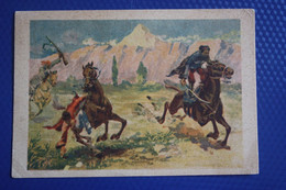 Jigitovka. Caucasus Traditional National Games  - OLD USSR Postcard 1930 S - Horse - Rare Edition - Regional Games