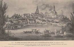 La Fille De Louis XVI Arrivant à Saint-Florent-le- Vieil. -  Carte Didactique - History