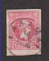 GRECE (Y&T) 1886/88 - N°59  *  Impression De Malines *    20 L. Obli () - Unused Stamps