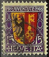 Schweiz Suisse Pro Juventute 1918: Genève Zu WI 11 Mi 144 Yv 169 Mit Stempel WILA ?.XII.18 (Zumstein CHF 20.00) - Used Stamps