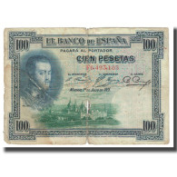 Billet, Espagne, 100 Pesetas, 1925, 1925-07-01, KM:69a, TB - 100 Pesetas