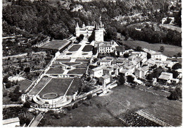 07 : Les Vans : Vue Aérienne Et Château De Chambonas ( Cpsm G.F. ) - Les Vans