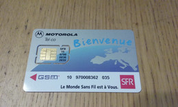 JOLIE CARTE GSM SIM MOTOROLA SFR T.B.E !!! - Otros & Sin Clasificación