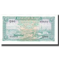 Billet, Cambodge, 1 Riel, KM:4a, NEUF - Cambodja