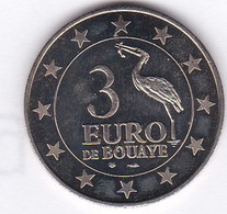 VILLE DE BOUAYE (LOIRE ATLANTIQUE) - 3 EURO TEMPORAIRES - 1er AU 15 DECEMBRE 1996 - Euros Of The Cities